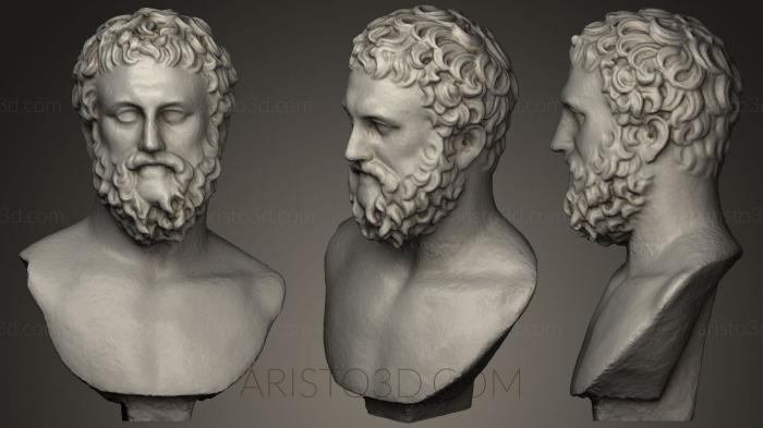 Busts and heads antique and historical (BUSTA_0119) 3D model for CNC machine